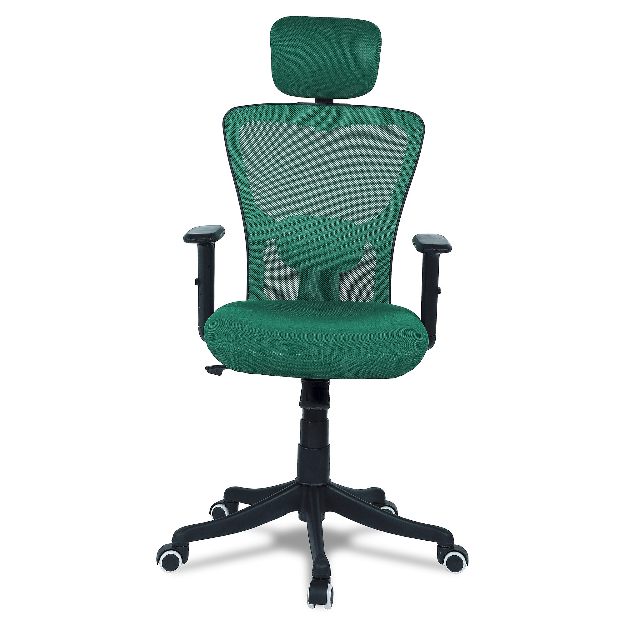 Dreaceo High Back Ergonomic Chair in Dark Green Colour