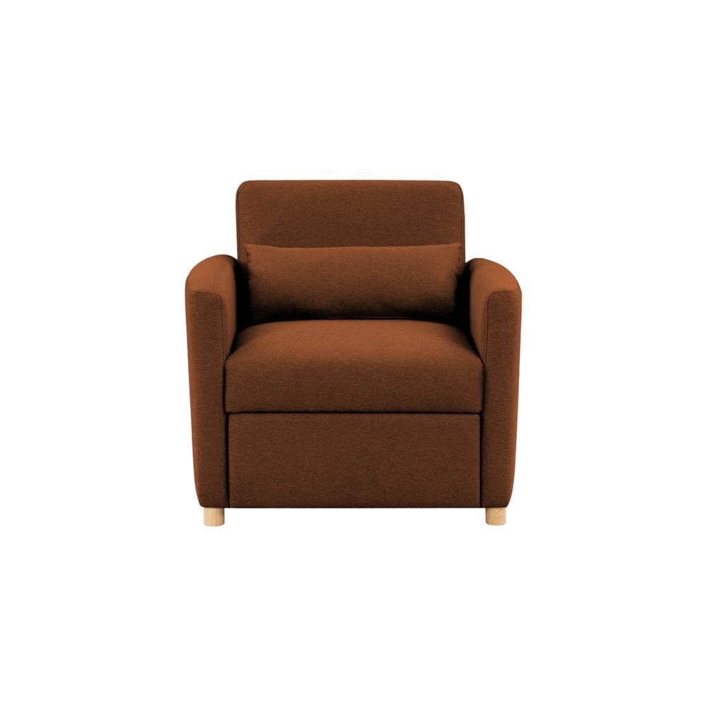 Jernell 1 Seater Sofa Cum Bed In Brown Color