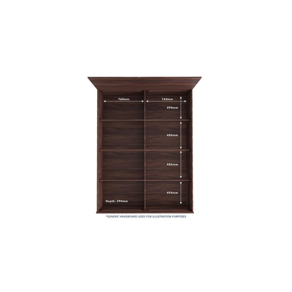 Graces Solidwood Headbord With Box Storage Queen Bed