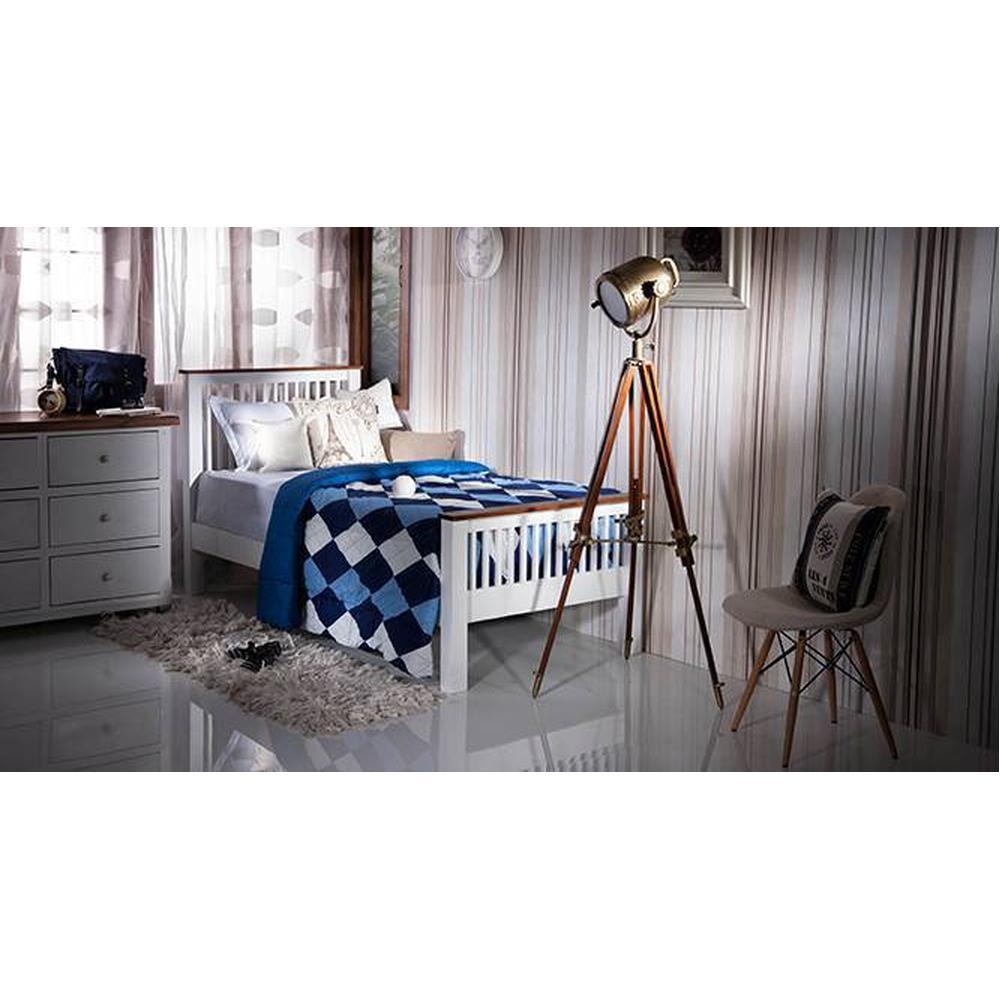 Endeavour Tripod Floor Lamp Finish Antique brass