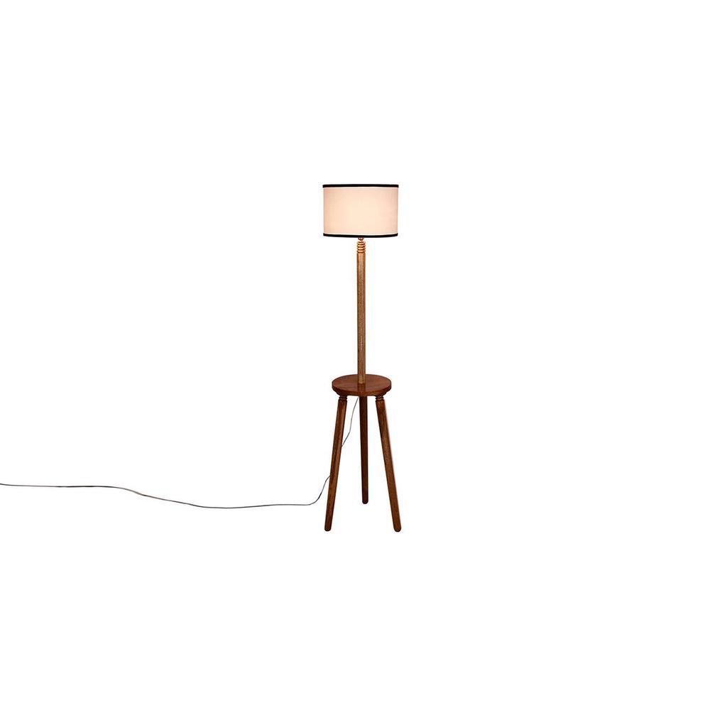 Harlow Multicolour Cotton Shade Floor Lamp