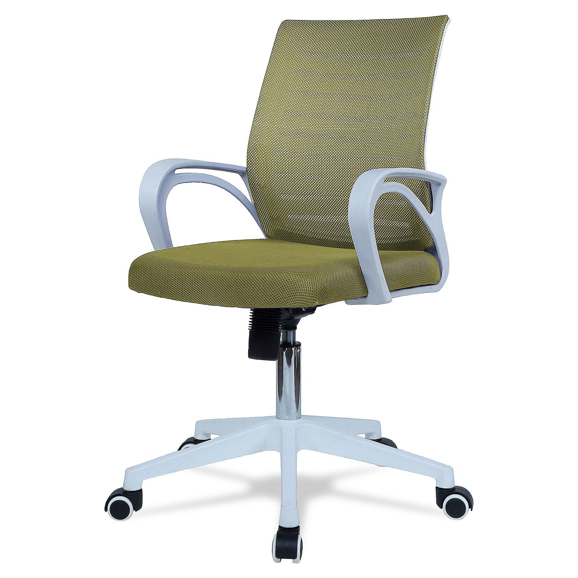 Mmarveal Mid Back Ergonomic Chair in Pearl Green Colour