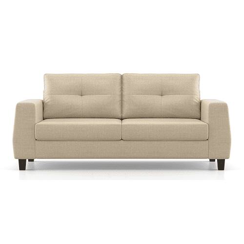 Edward 3 Seater Fabric Sofa (Pearl White)