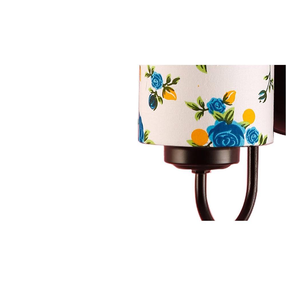 Mayleen Multicolour Fabric Wall Light