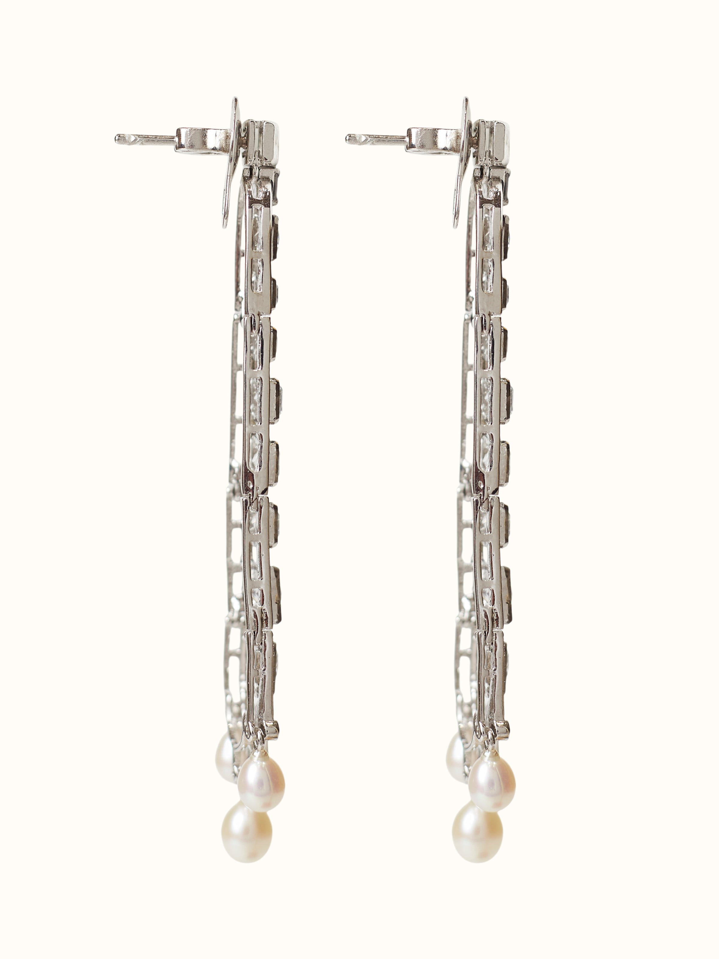 Silver Smithing Drop Earrings