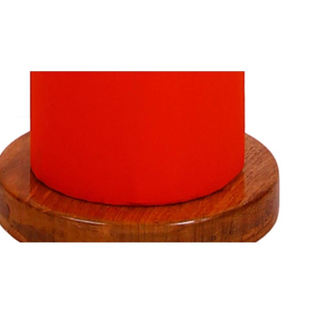 Neil Orange Cotton Shade Floor Lamp