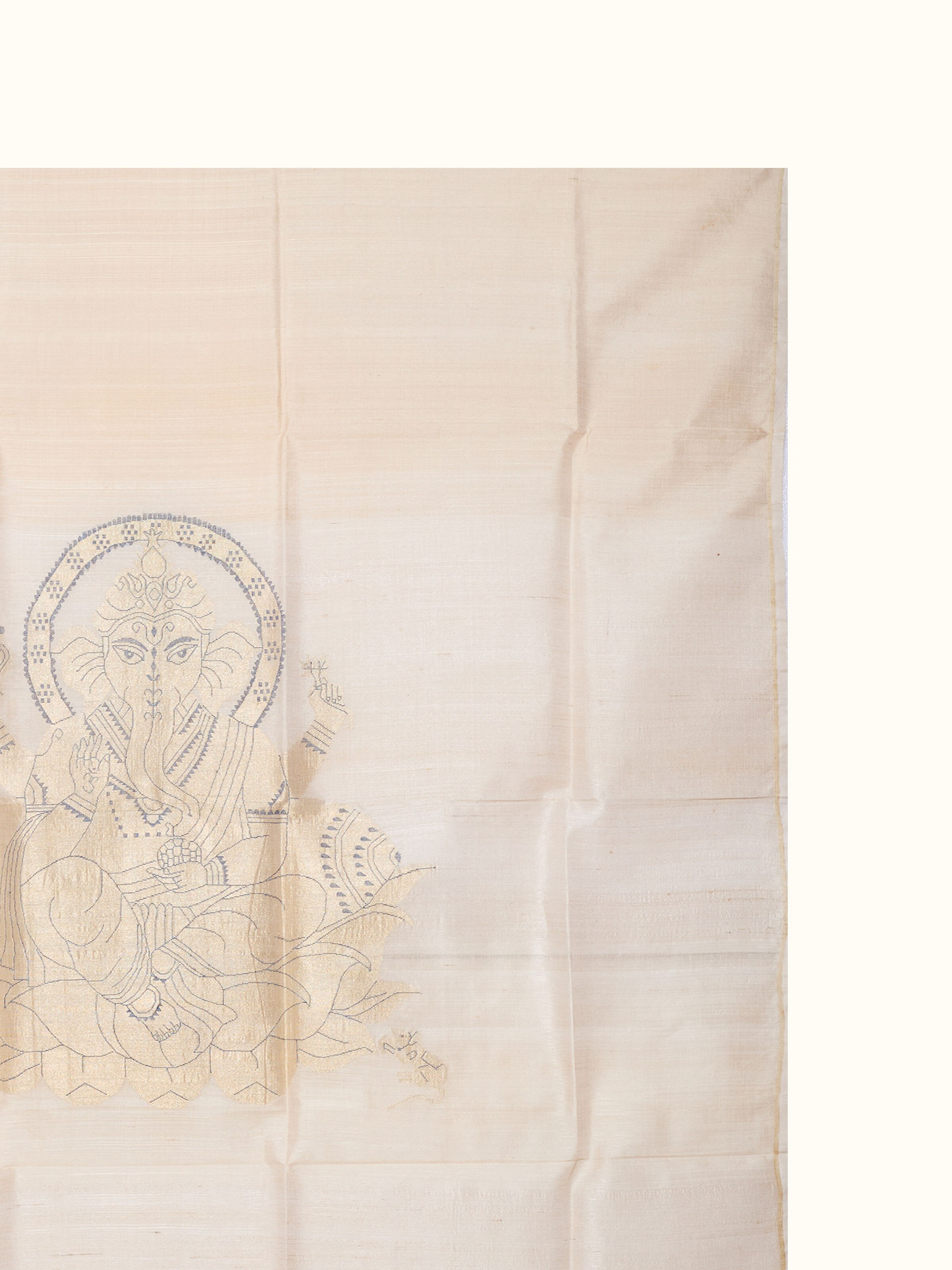 Sri Ganesha Jamdani Wall Hanging
