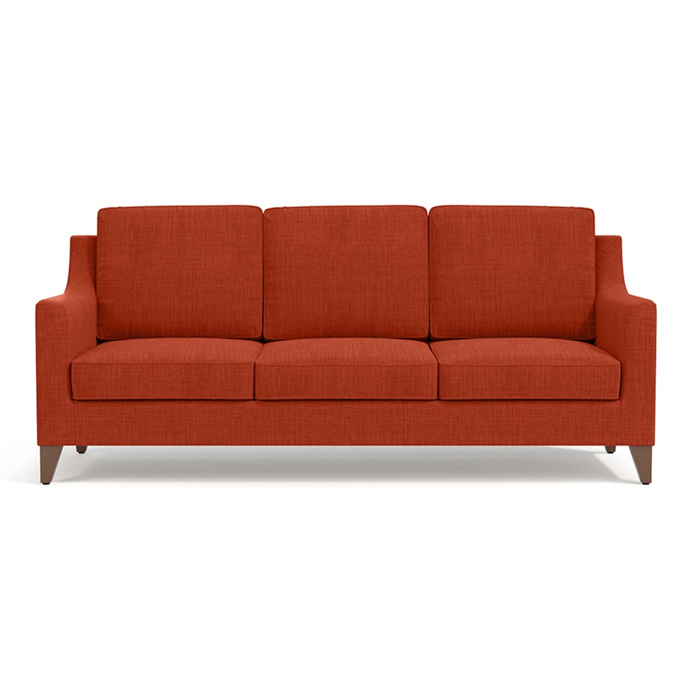 Abbey 3 Seater Fabric Sofa in Lava Colour