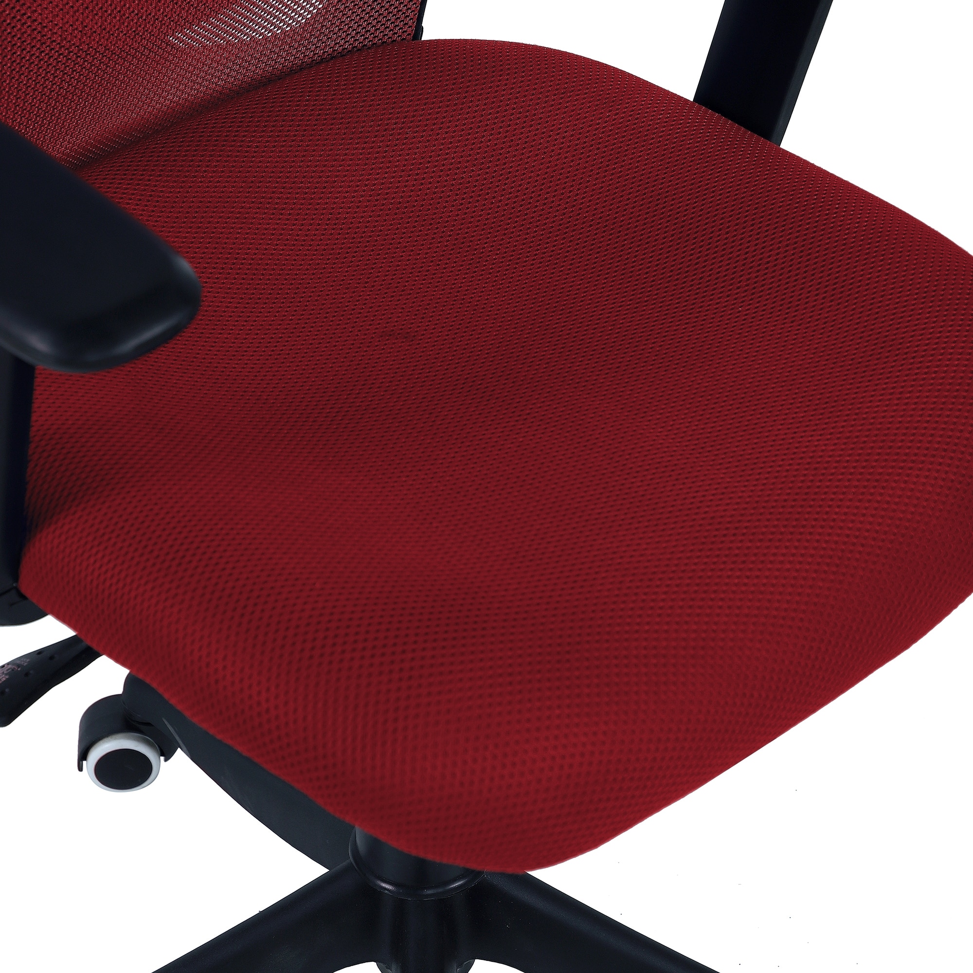 Peacifice Mid Back Ergonomic Chair in Red Colour