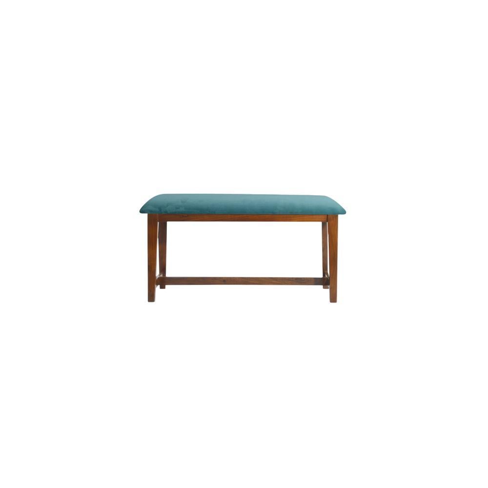 Aceso Solid Wood Bench In Provincial Teak Finish