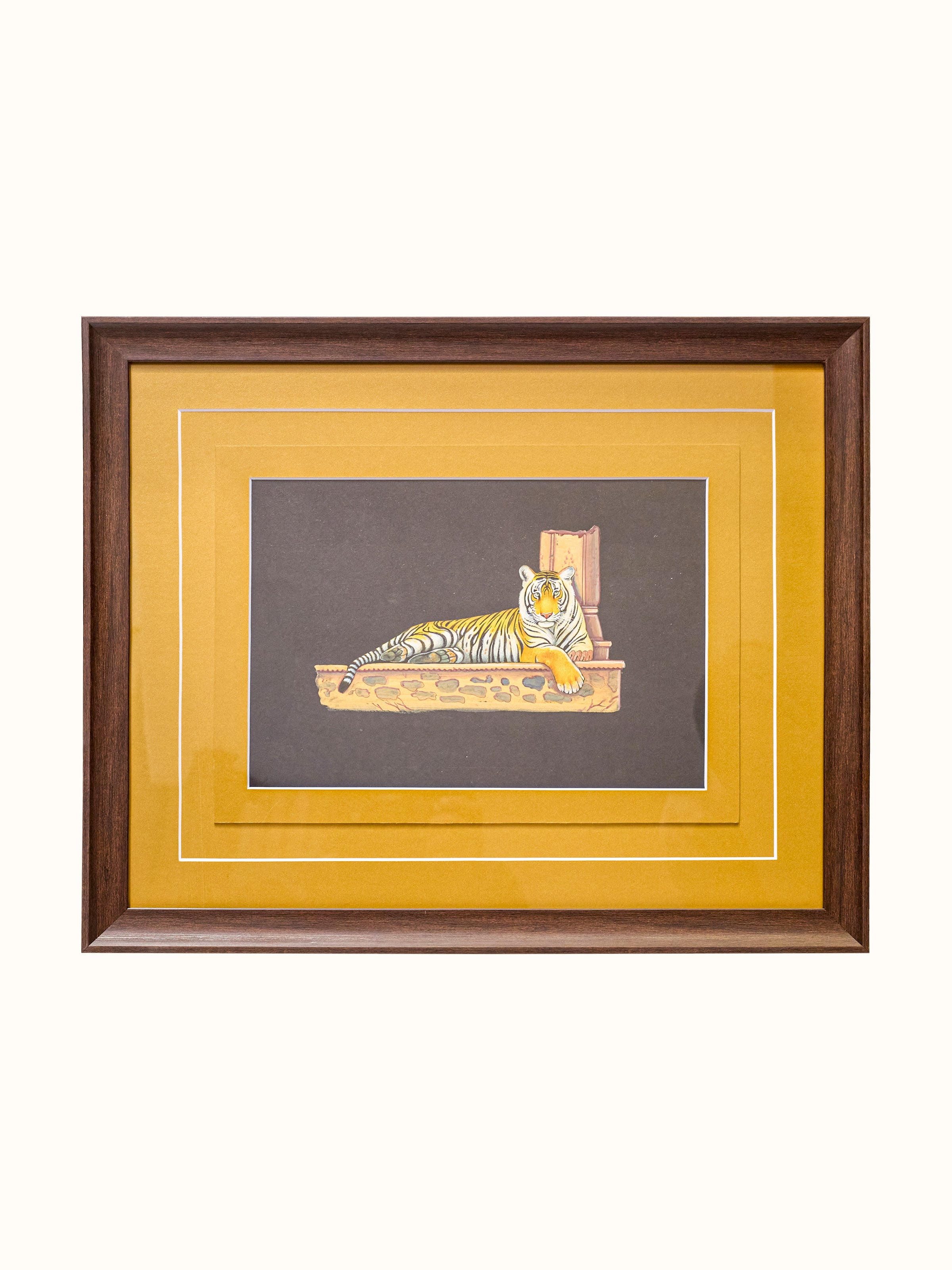 Tiger Miniature Painting