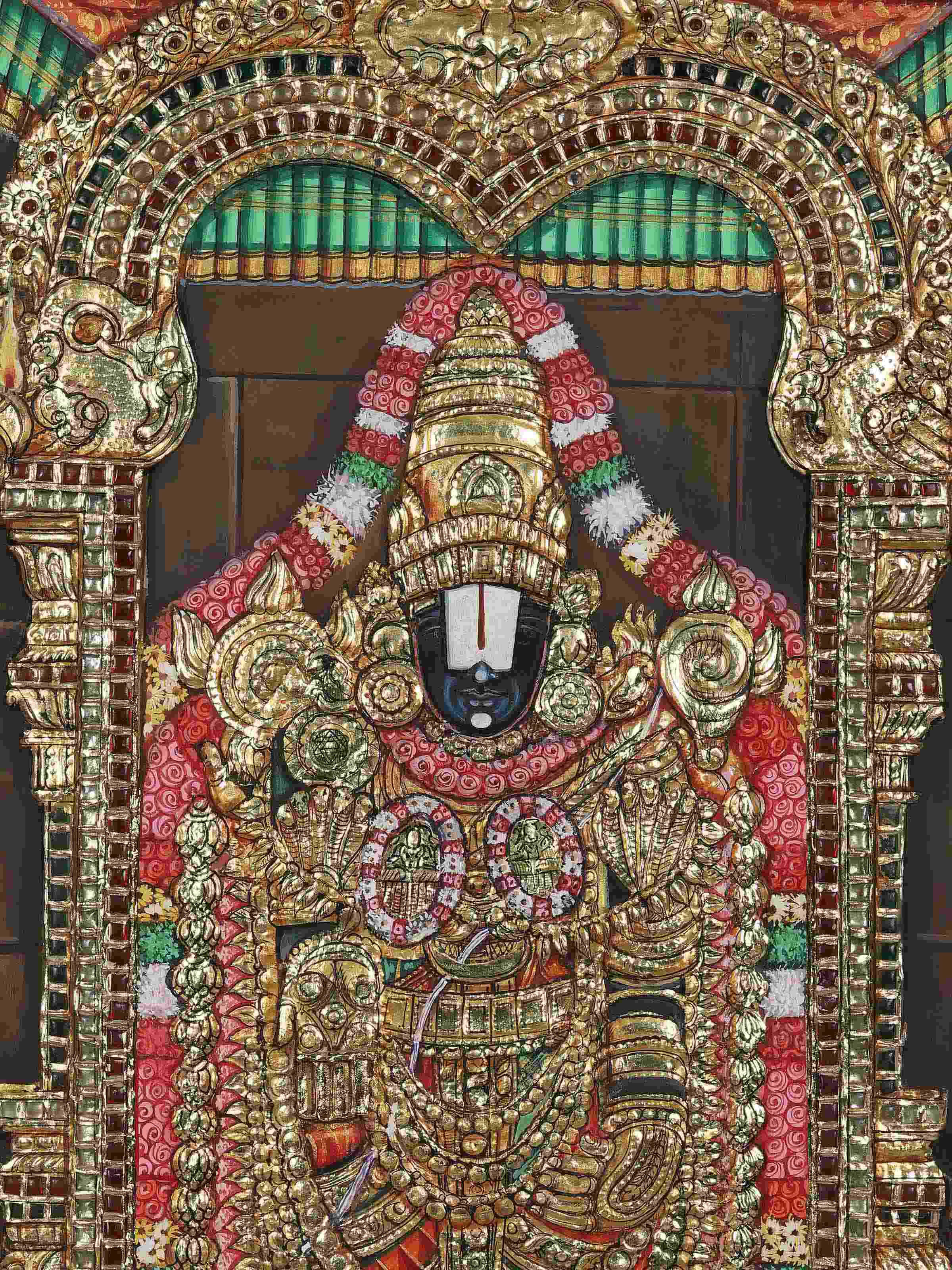 Balaji Temple Thanjavur Painting
