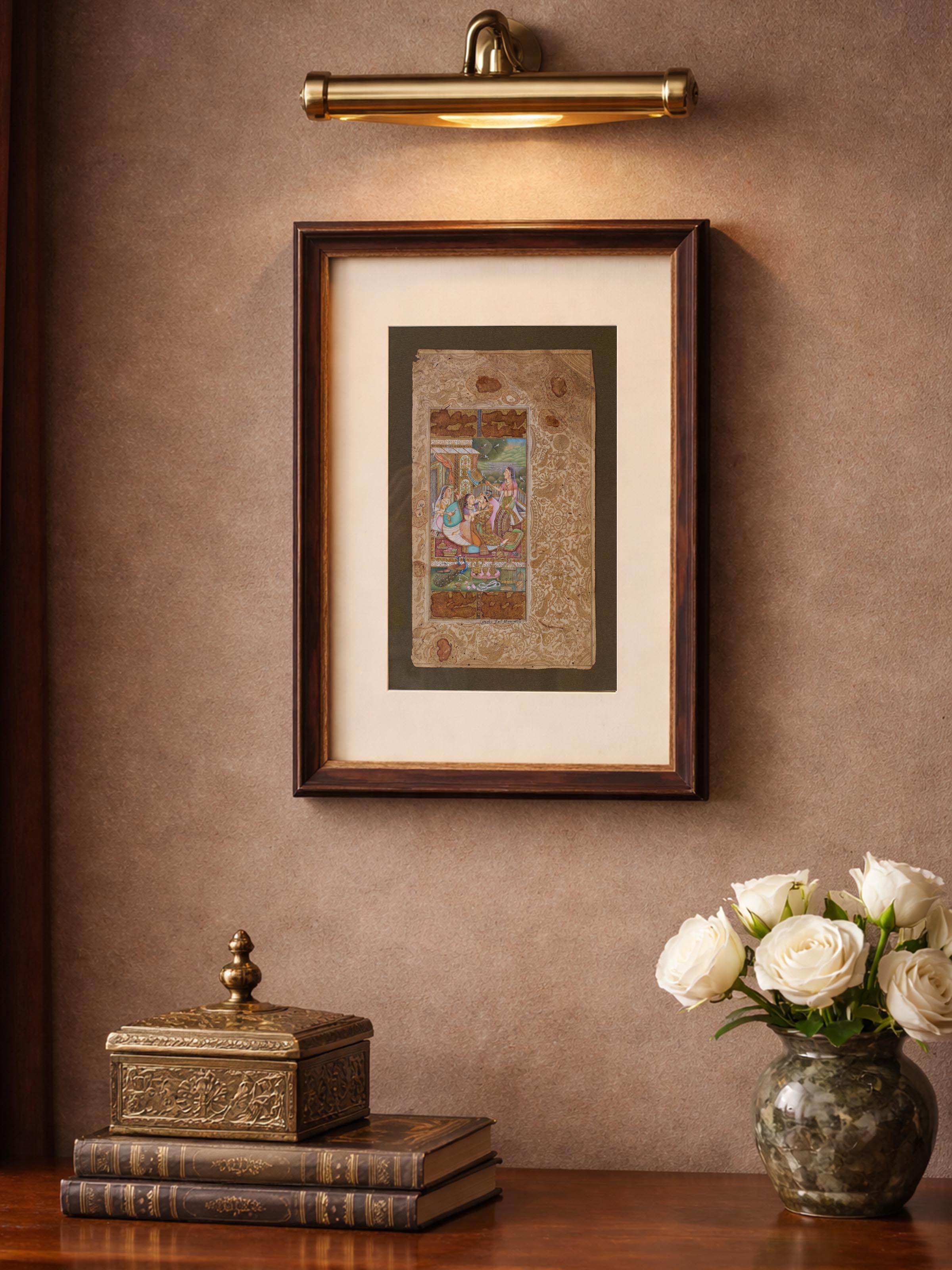 Mughal Darbar Miniature Painting
