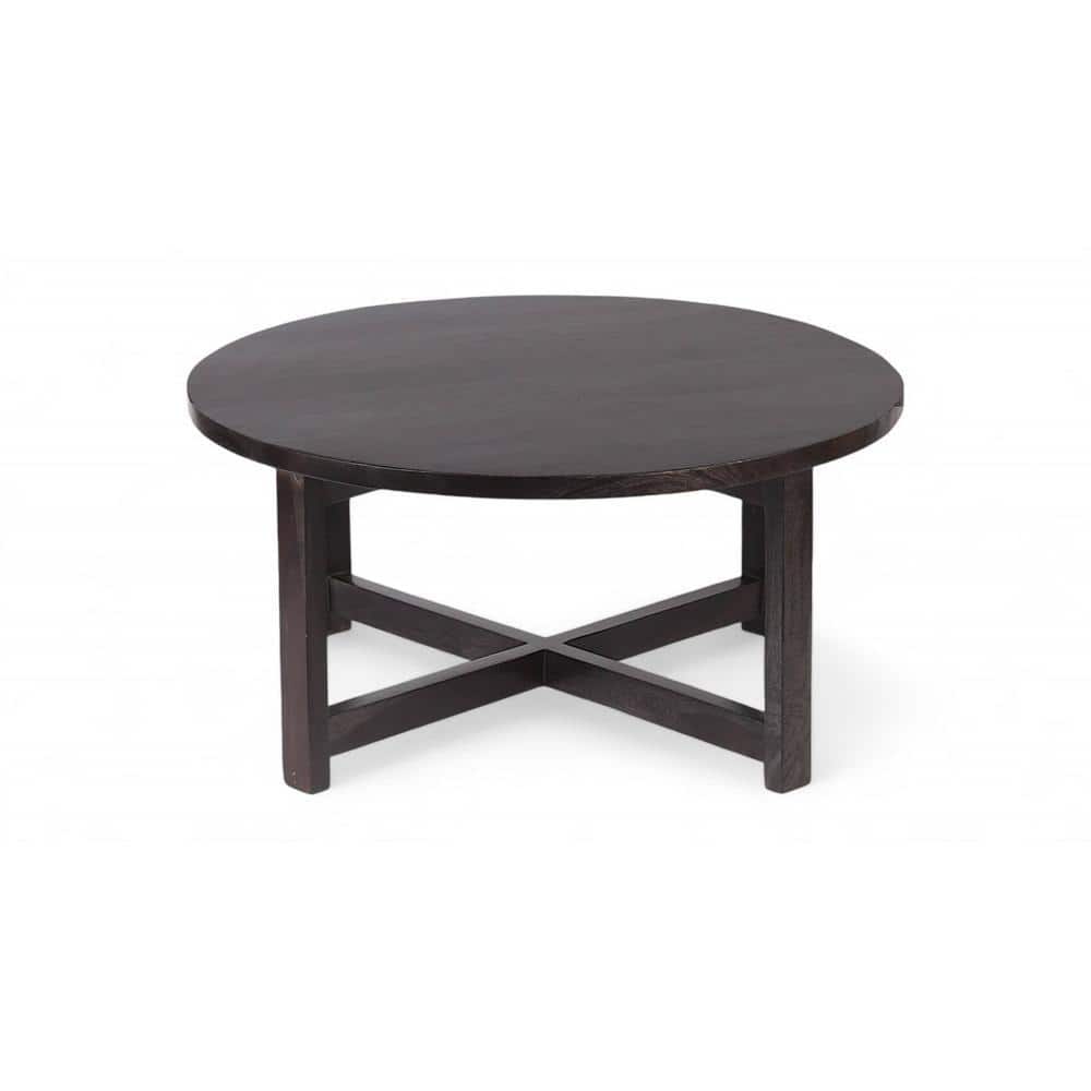 Nashville Sheesham Wood Coffee Table With 4 Stools Set In Mahogany Finish & Turquoise Sea Velvet Fabric Cushions