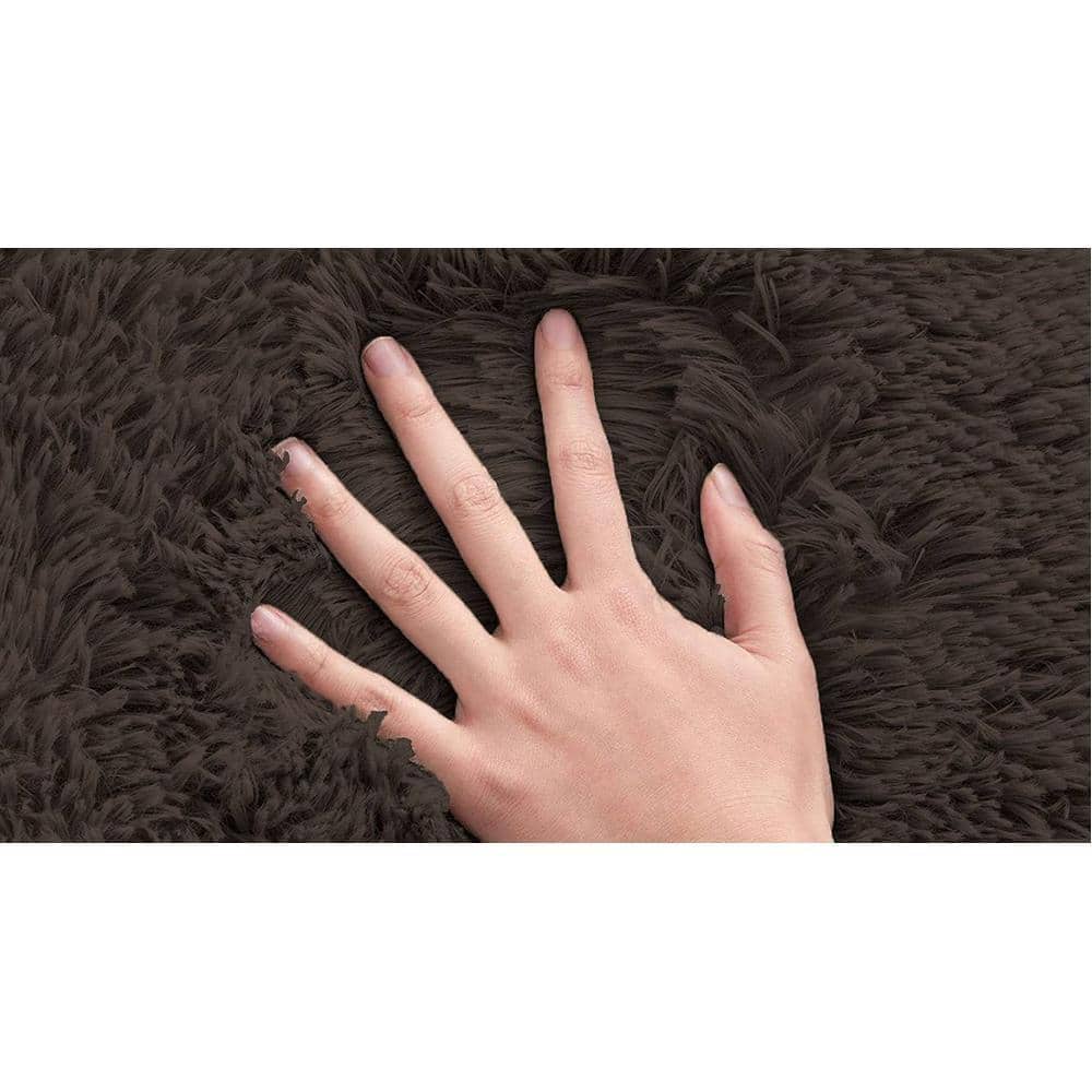 Bath Mat Rabbit Fur 1000 GSM Bathroom Door Mats Anti Skid Water Absorbent Easy Machine Washable Marino Rug for Entrance
