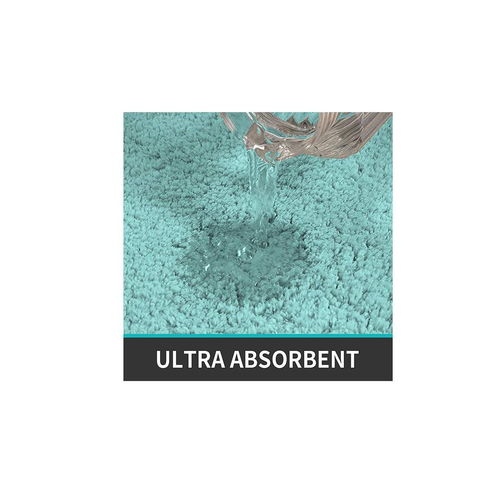 Bathmat 2500 GSM Microfiber Anti Skid Slip Water Absorbent Machine Washable and Quick Dry Vages Mats for Bathroom, Kitchen, Entrance