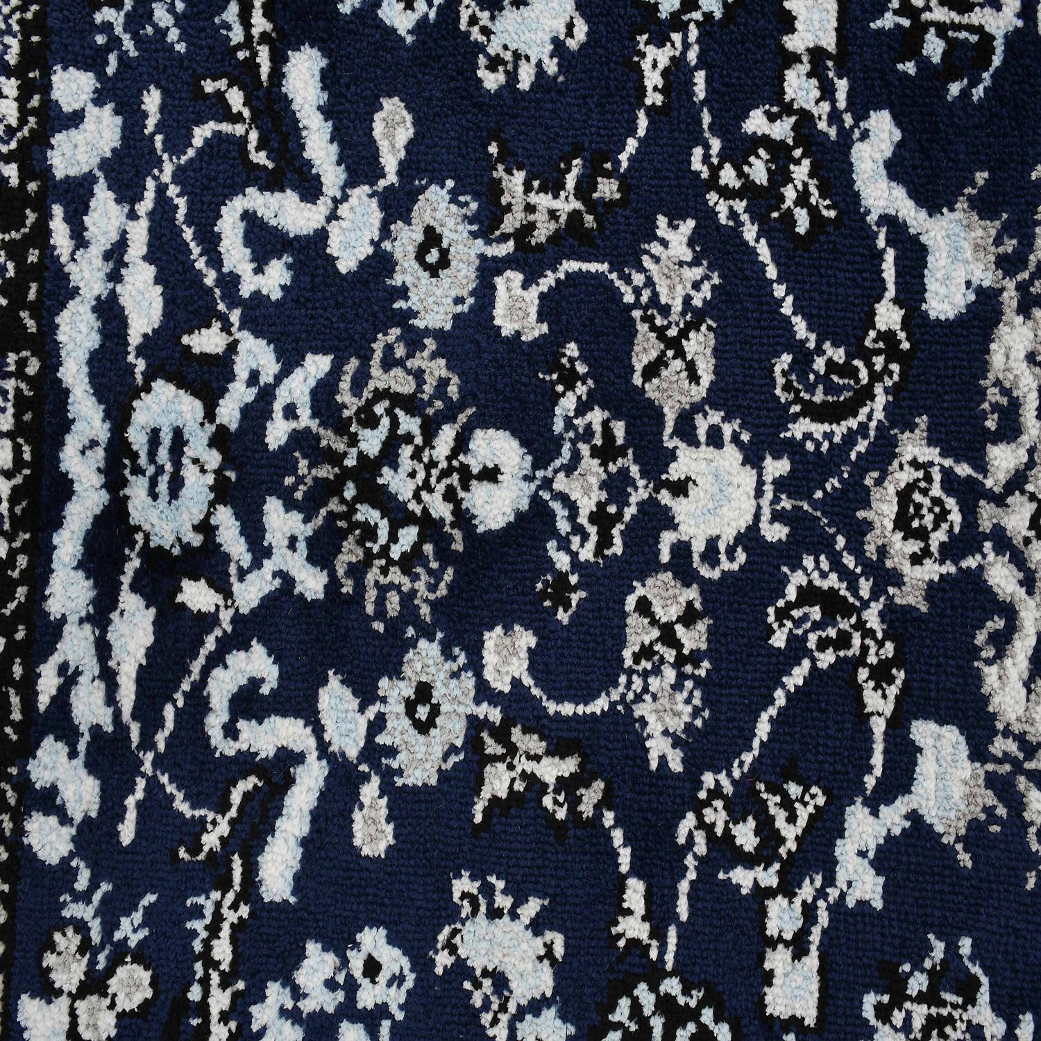 Multicolor Traditional Machine Made Polyester 6 X 9 Feet Carpet