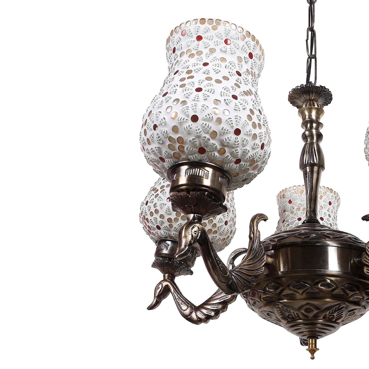 Devansh Black Wall Mounted Lamp With Beige Jute Shade