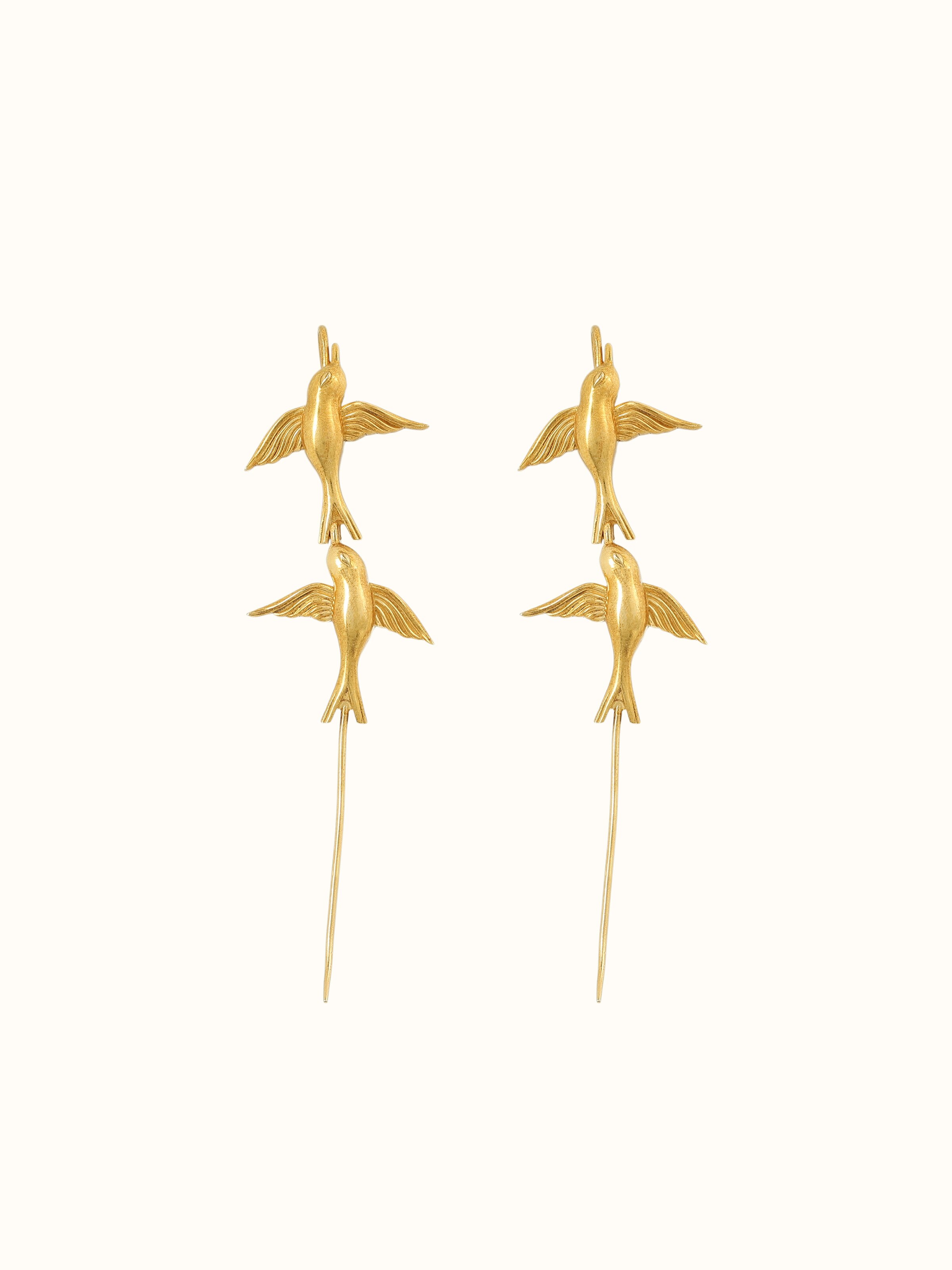 Front view of Silver Smithing Ear Cuffs