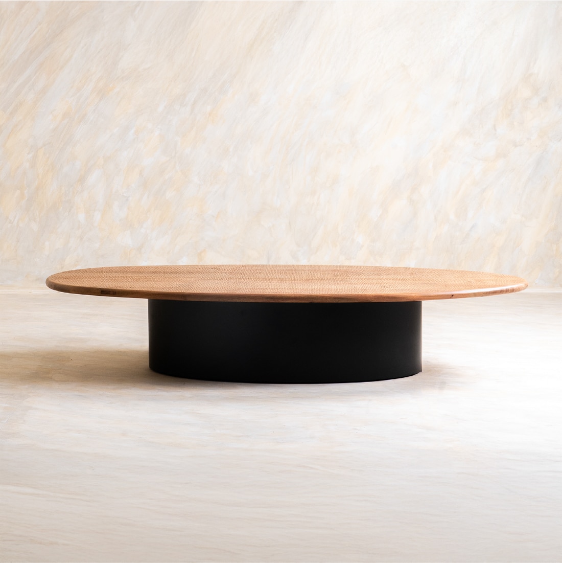 Ark Solid Wood Coffee Table in Brown Colour - Orange Tree