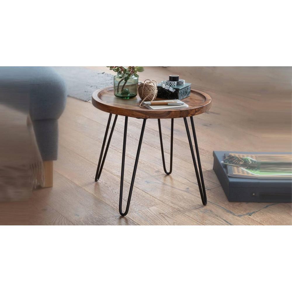 Ash Solid Wood Nested Tables - Set of 2