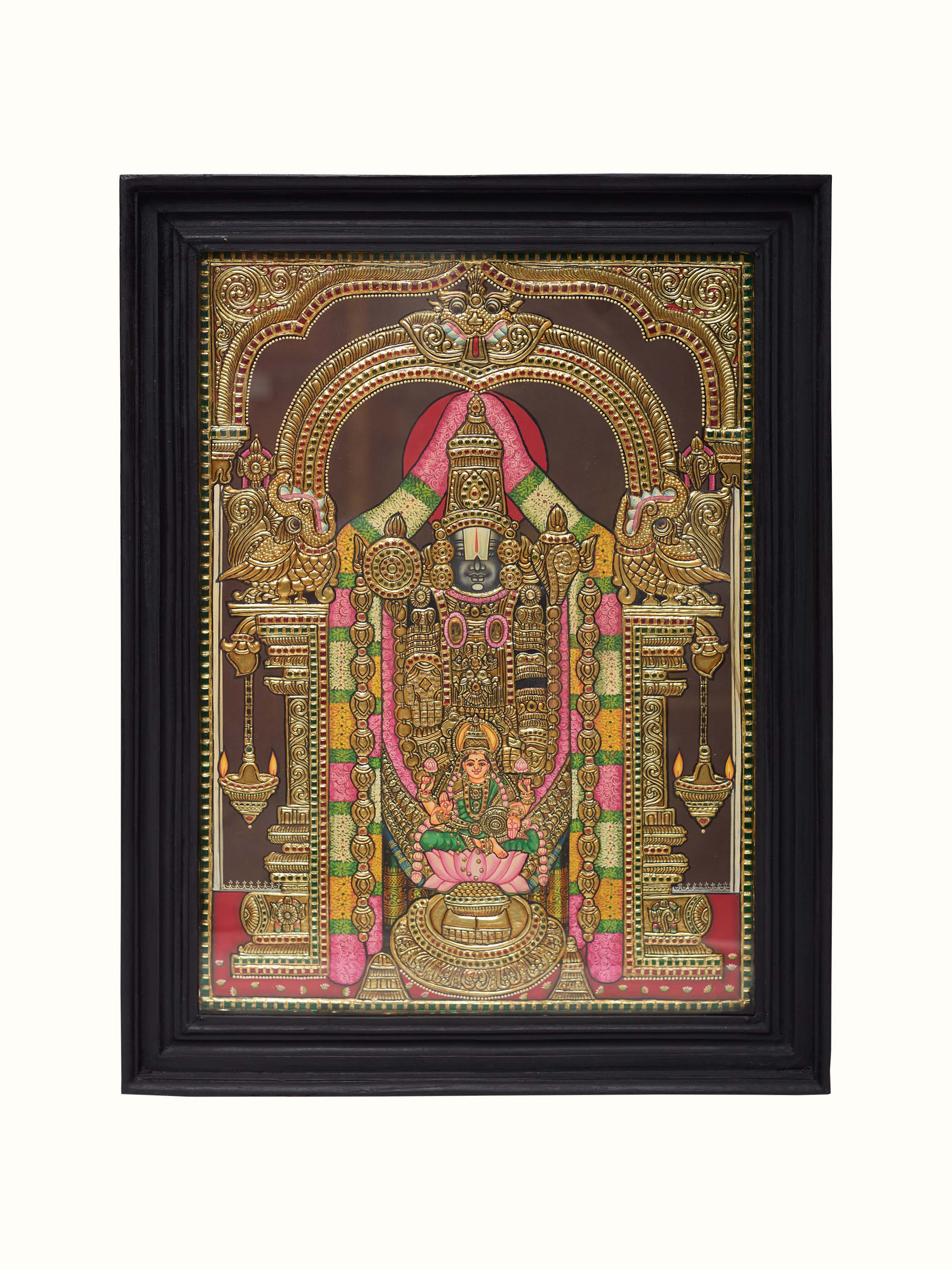 Balaji Lakshmi Thanjavur Painting