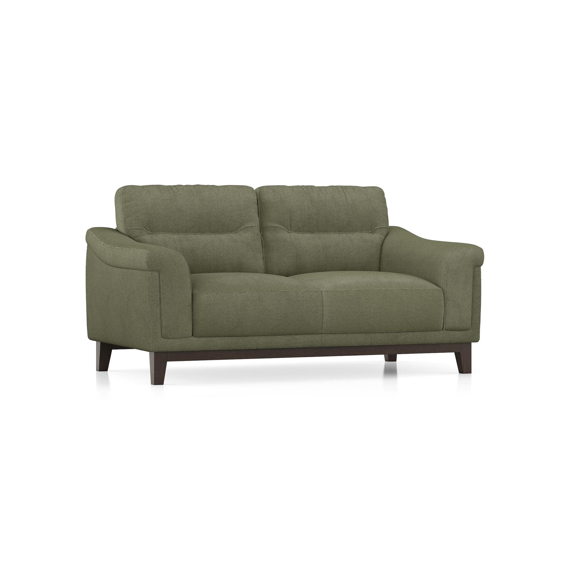 Colby 2 seater Fabric Sofa in Forest Green