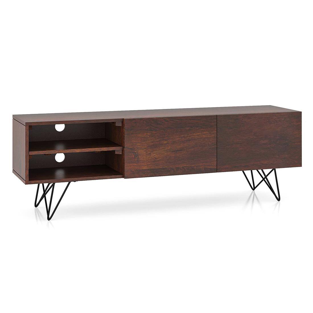 Dyson Solid Wood Free Standing TV Unit in Walnut Finish