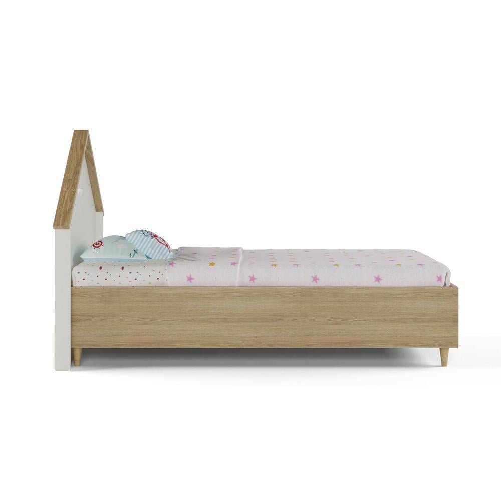 Dream House Engineered Wood Bed in Oak Colour