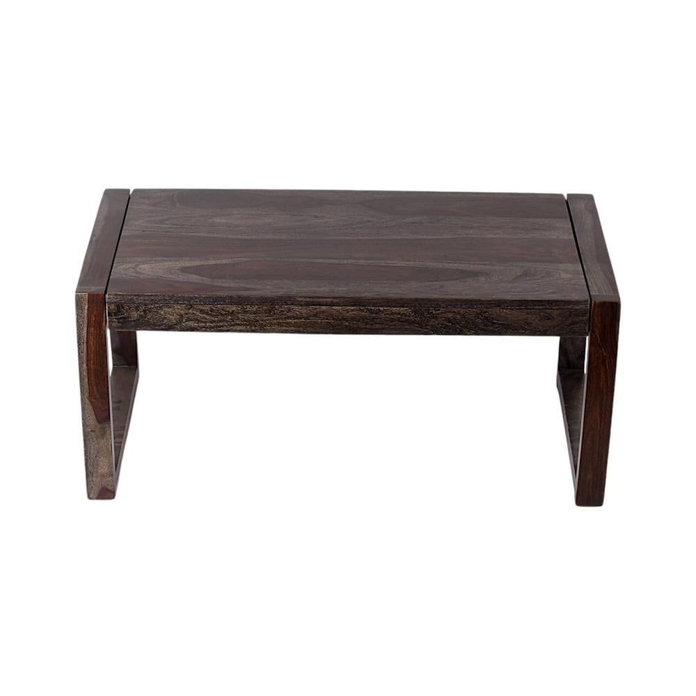 Hamstreet Sheesham Wood Coffee Table In Mahogany Finish
