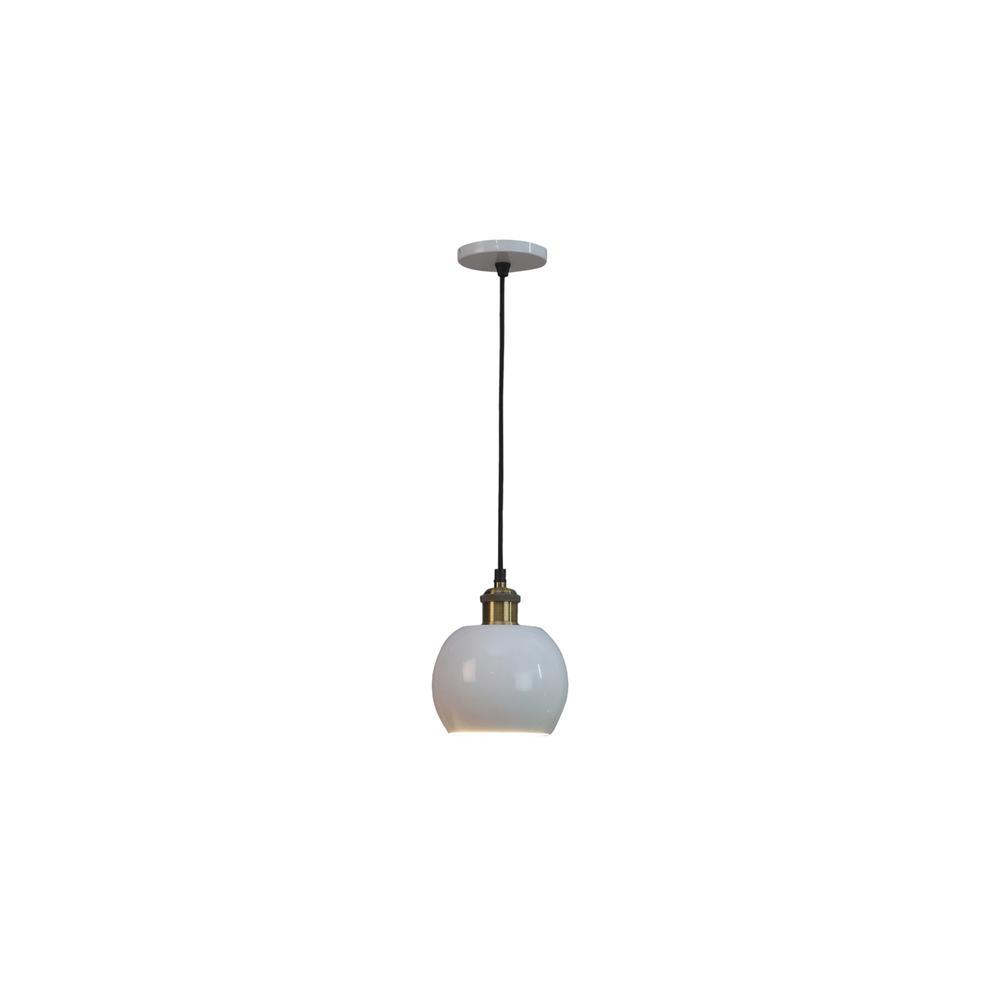 Formul White Metal Hanging Light