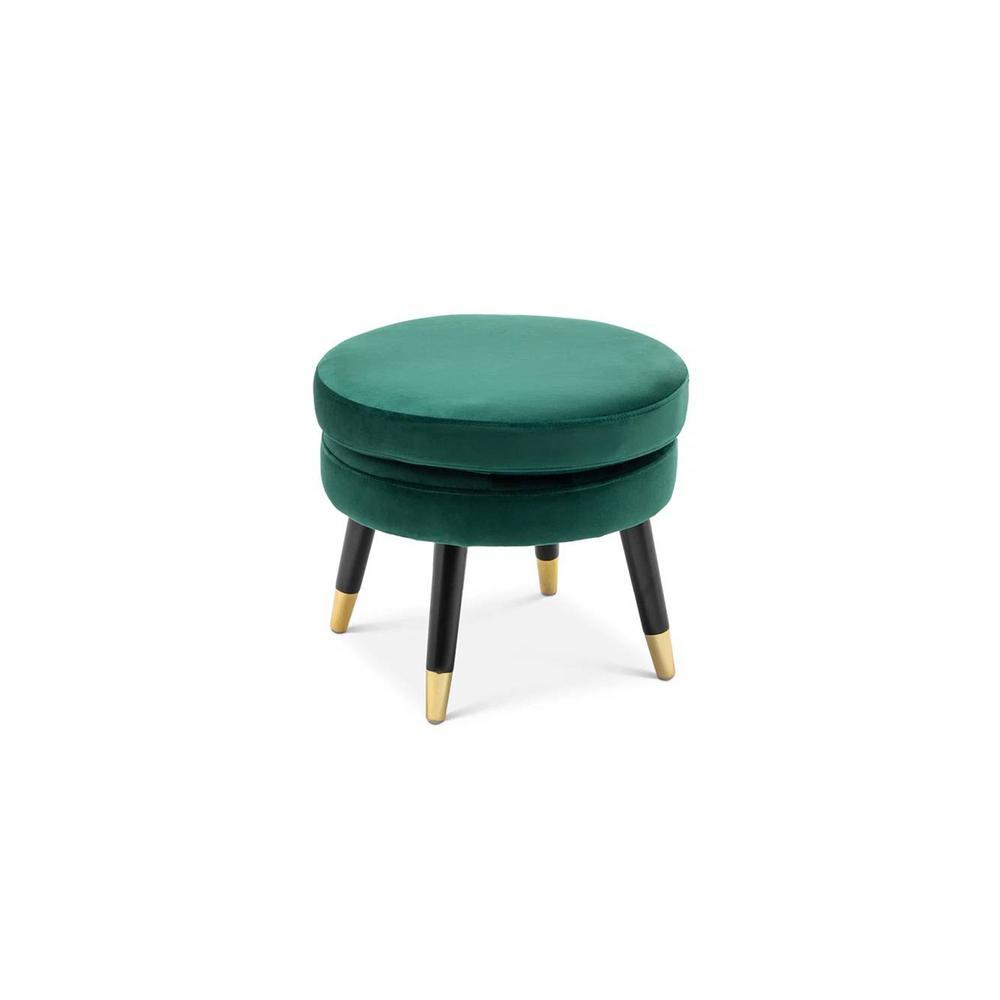 Epperly Chair With Ottoman Green