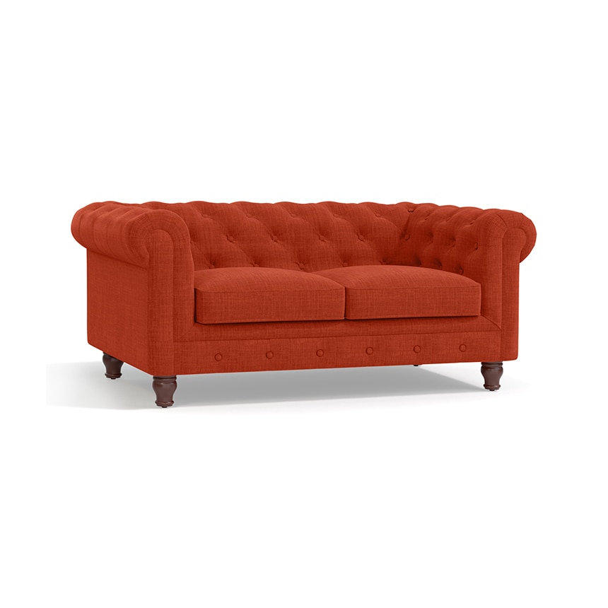 Winchester Premium 2 Seater Fabric Sofa in Lava Colour - Urban Ladder