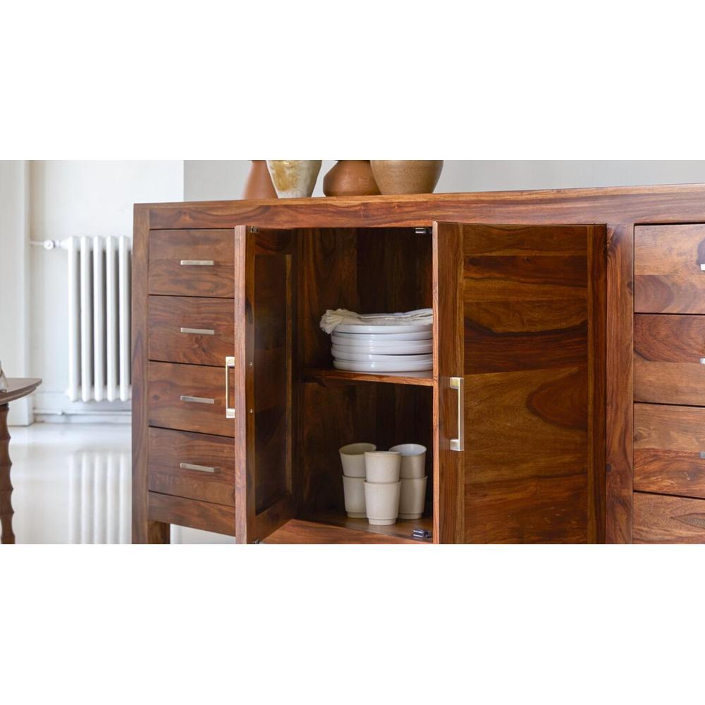 Rossen Wooden Sideboard 8 Drawer 2 Door