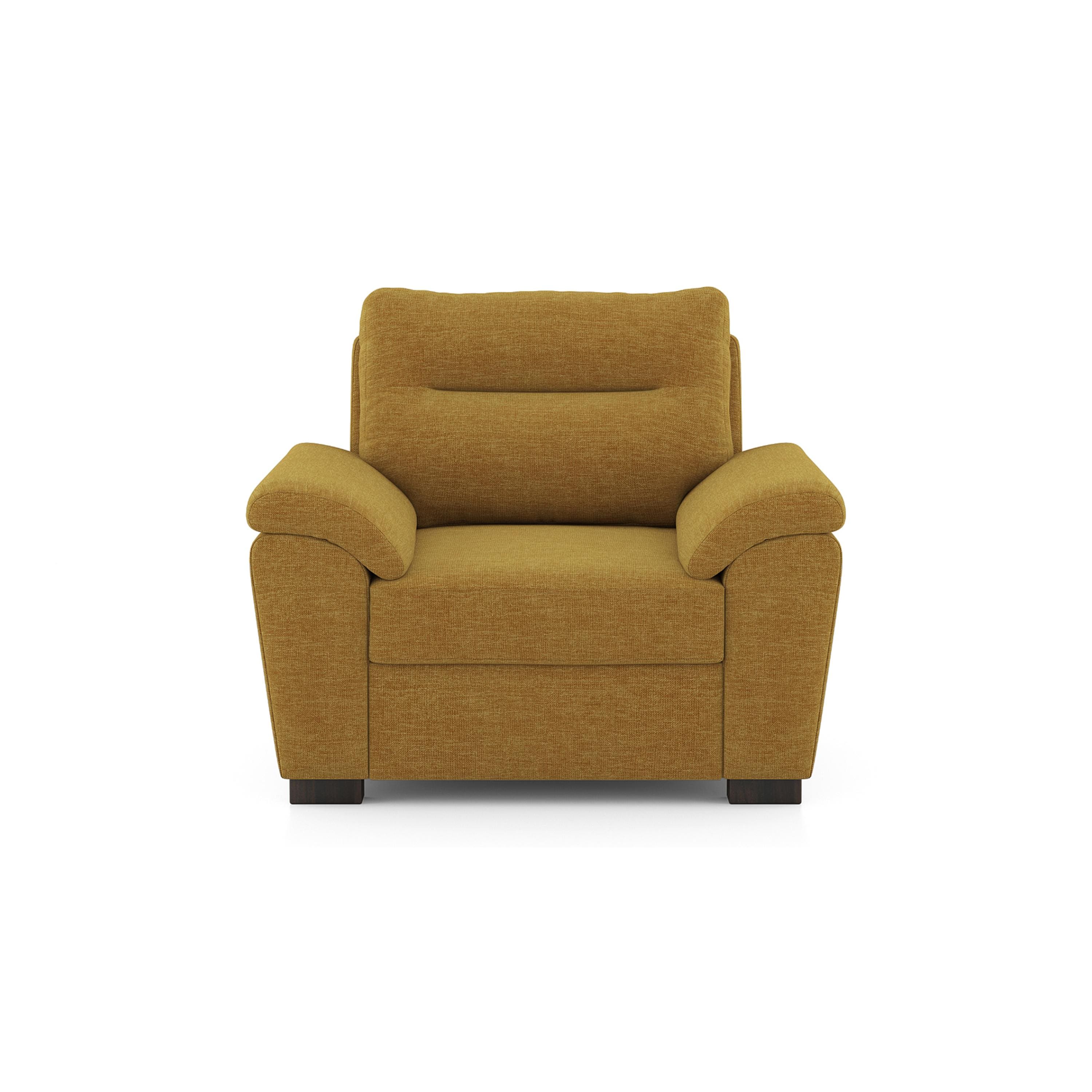 Adelaide Sofa Set (Colour: Ochre, Seater: 2+1+1)