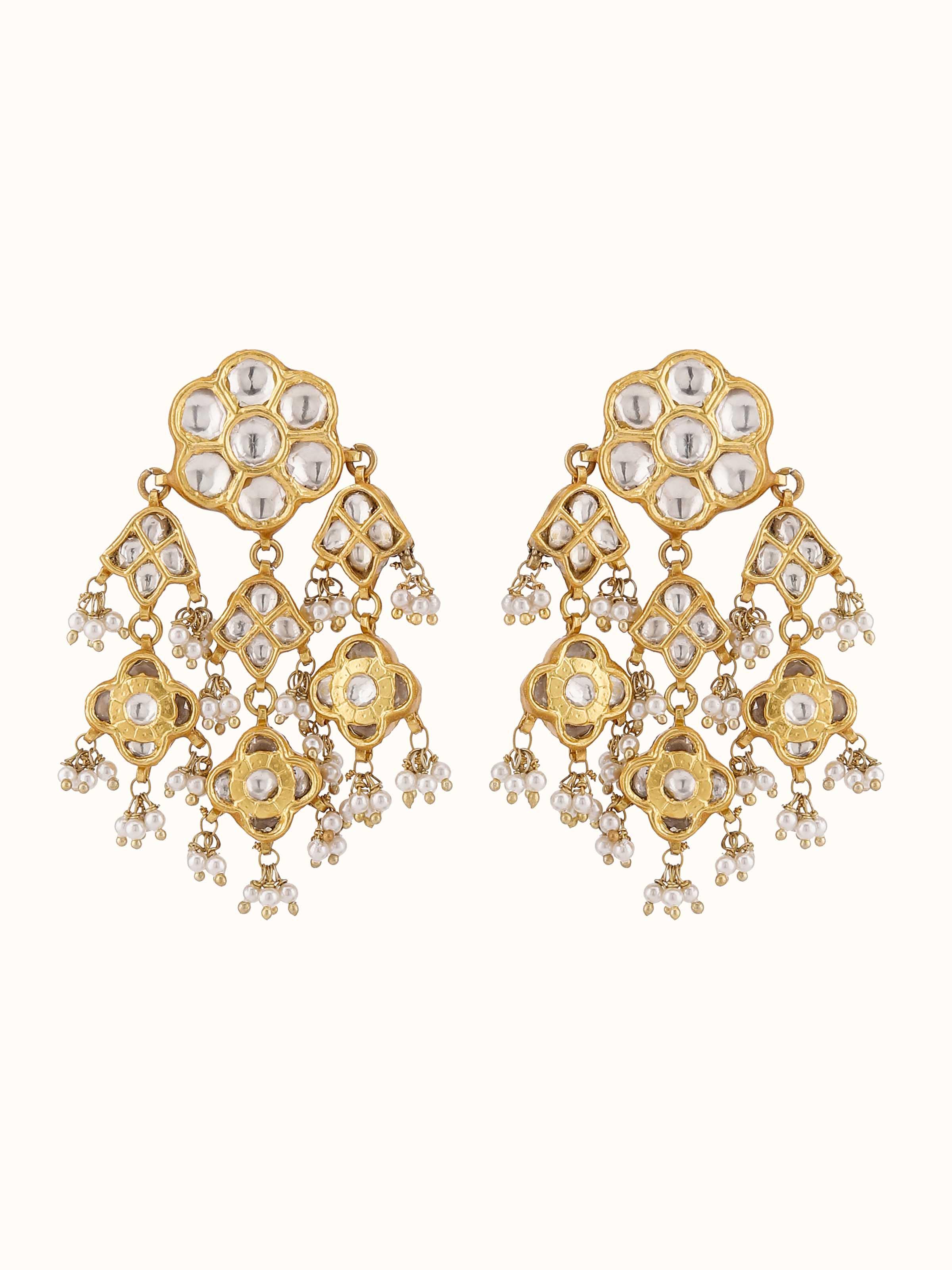 Silver Smithing Drops Earrings