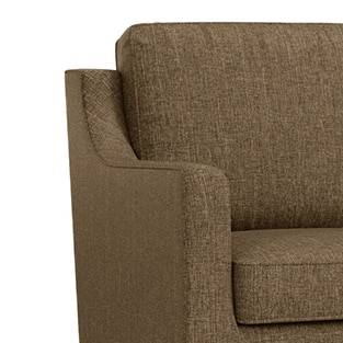 Abbey 1 Seater Fabric Sofa in Dune Colour