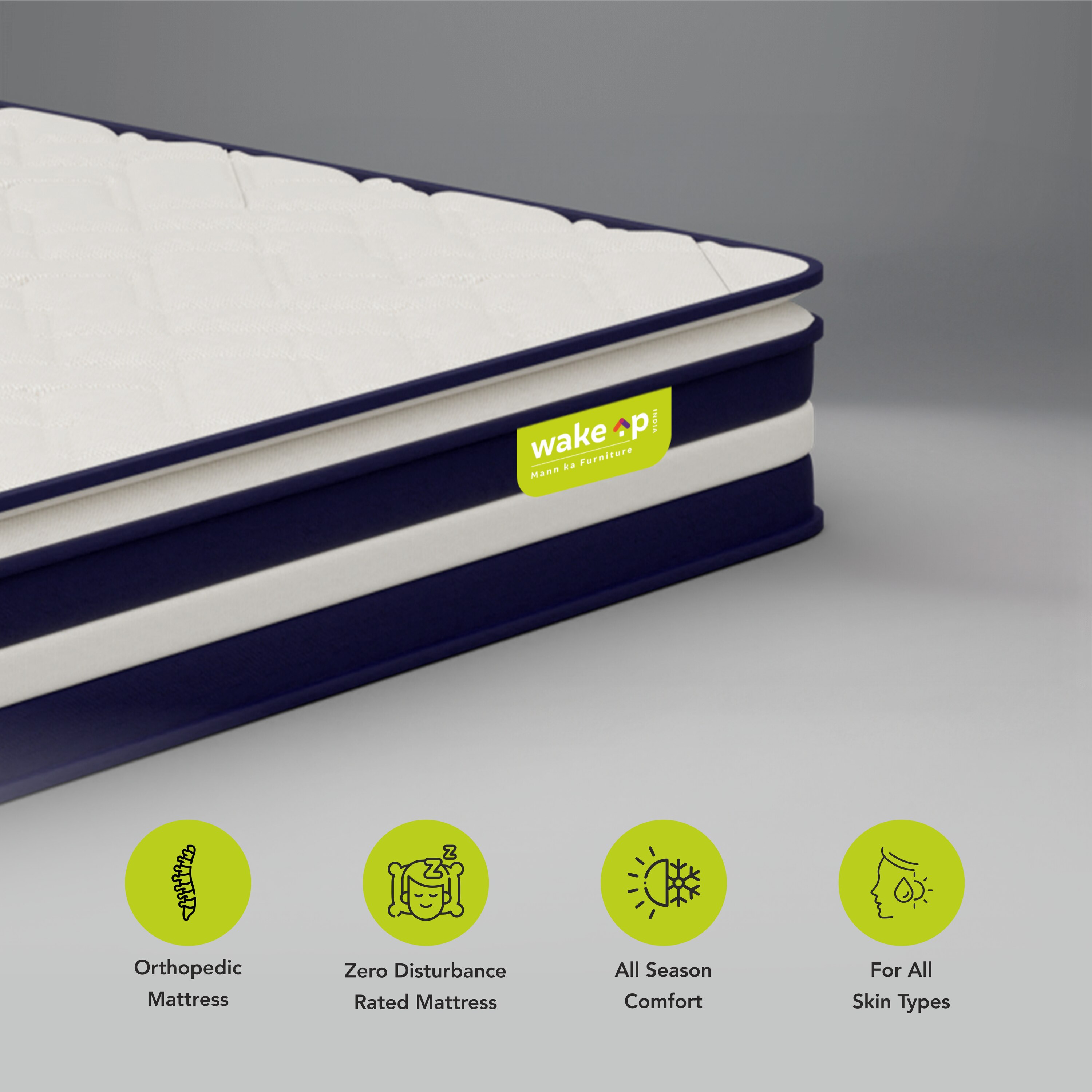 Smarttech Pillowtop Hybrid Pocket Spring Mattress (72 x 66 in, 10 Inches)