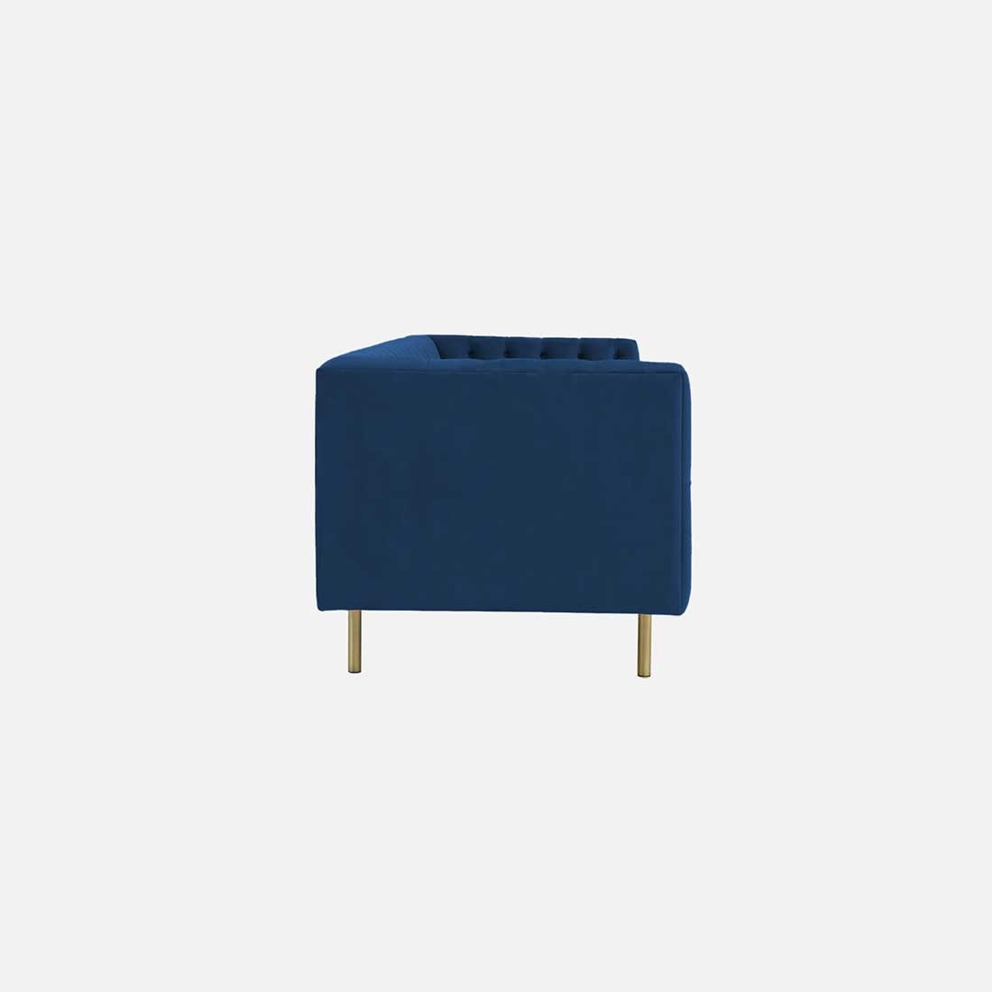 Caraven Fabric Sofa (Navy Blue)