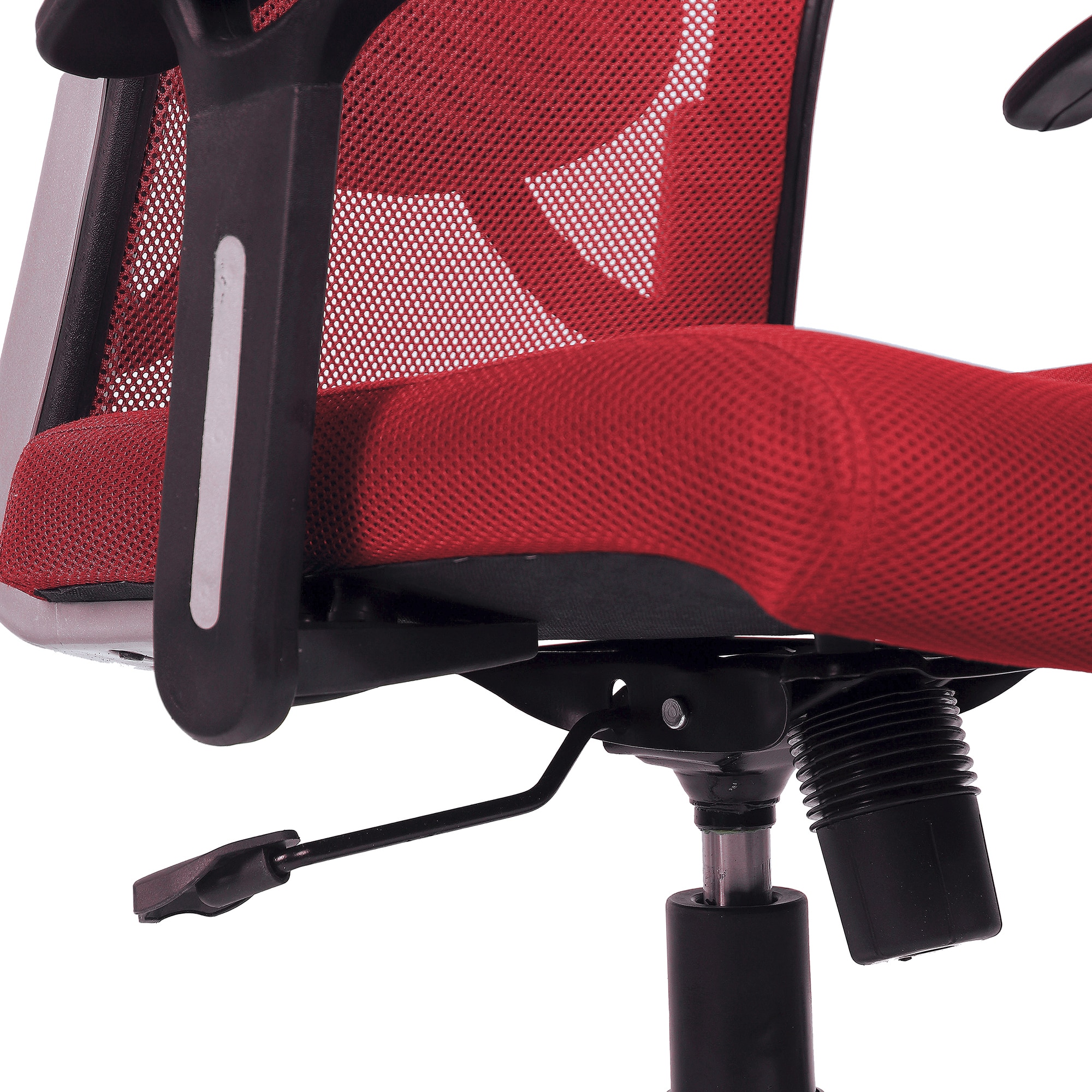 Reaii Mid Back Ergonomic Chair in Red Colour