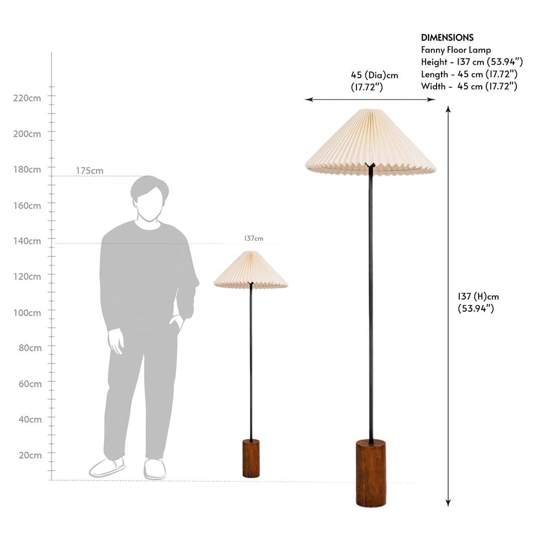 Fanny Handcrafted Floor Lamp