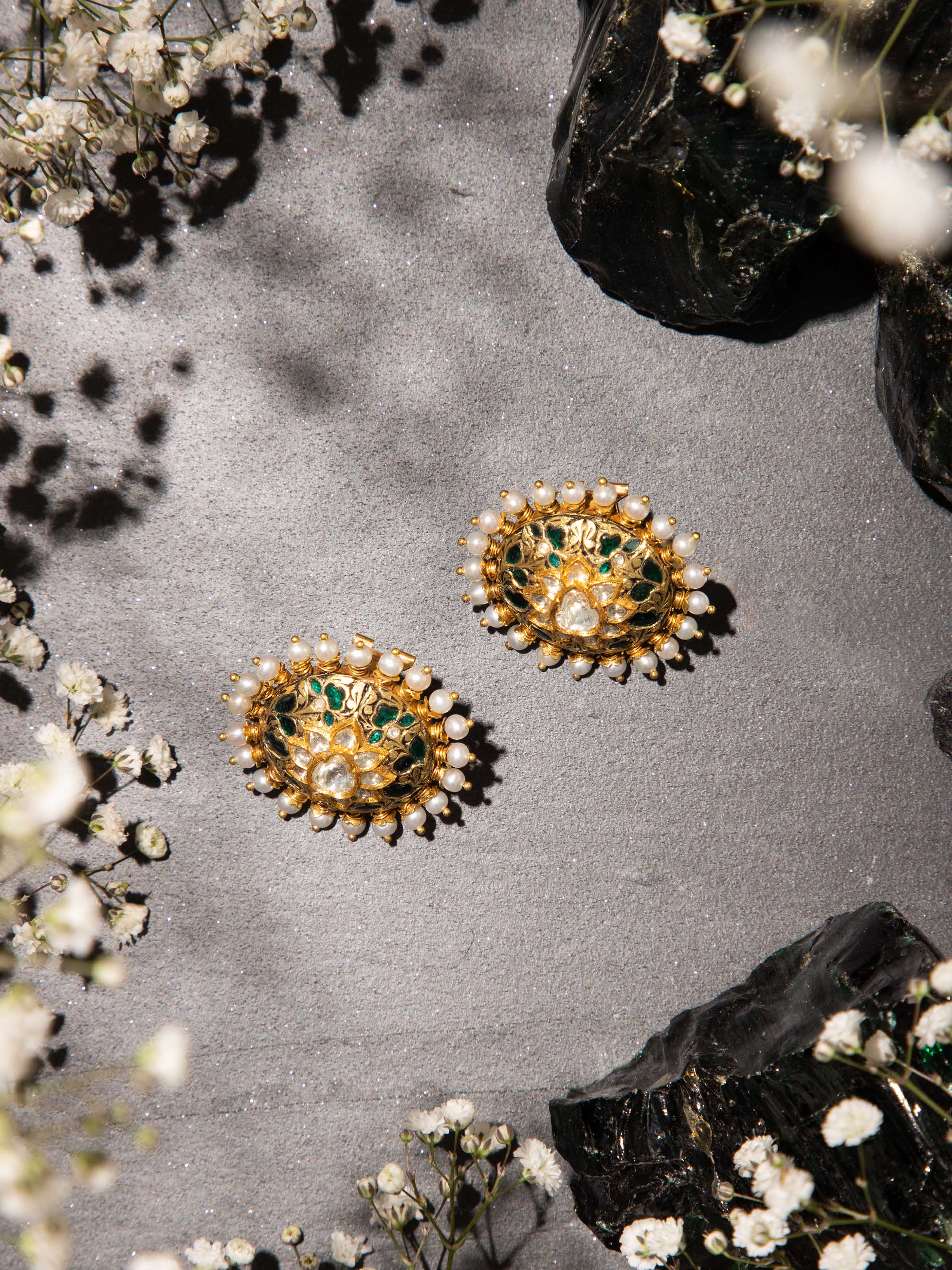 Partash 18 Karat Gold Studs