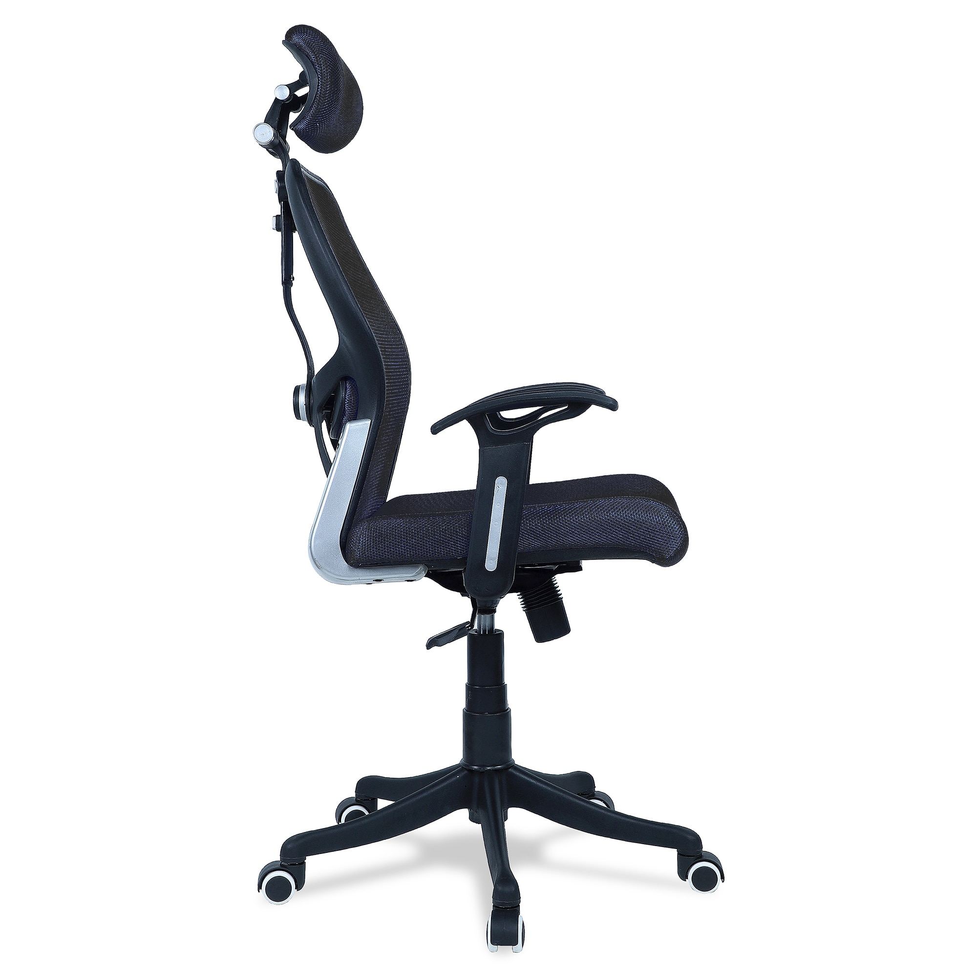 Reaii Mid Back Ergonomic Chair in Black Colour