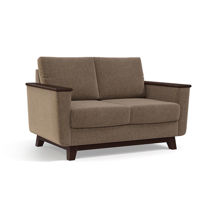 Corby Premium 2 Seater Fabric Sofa in Mist Brown Colour