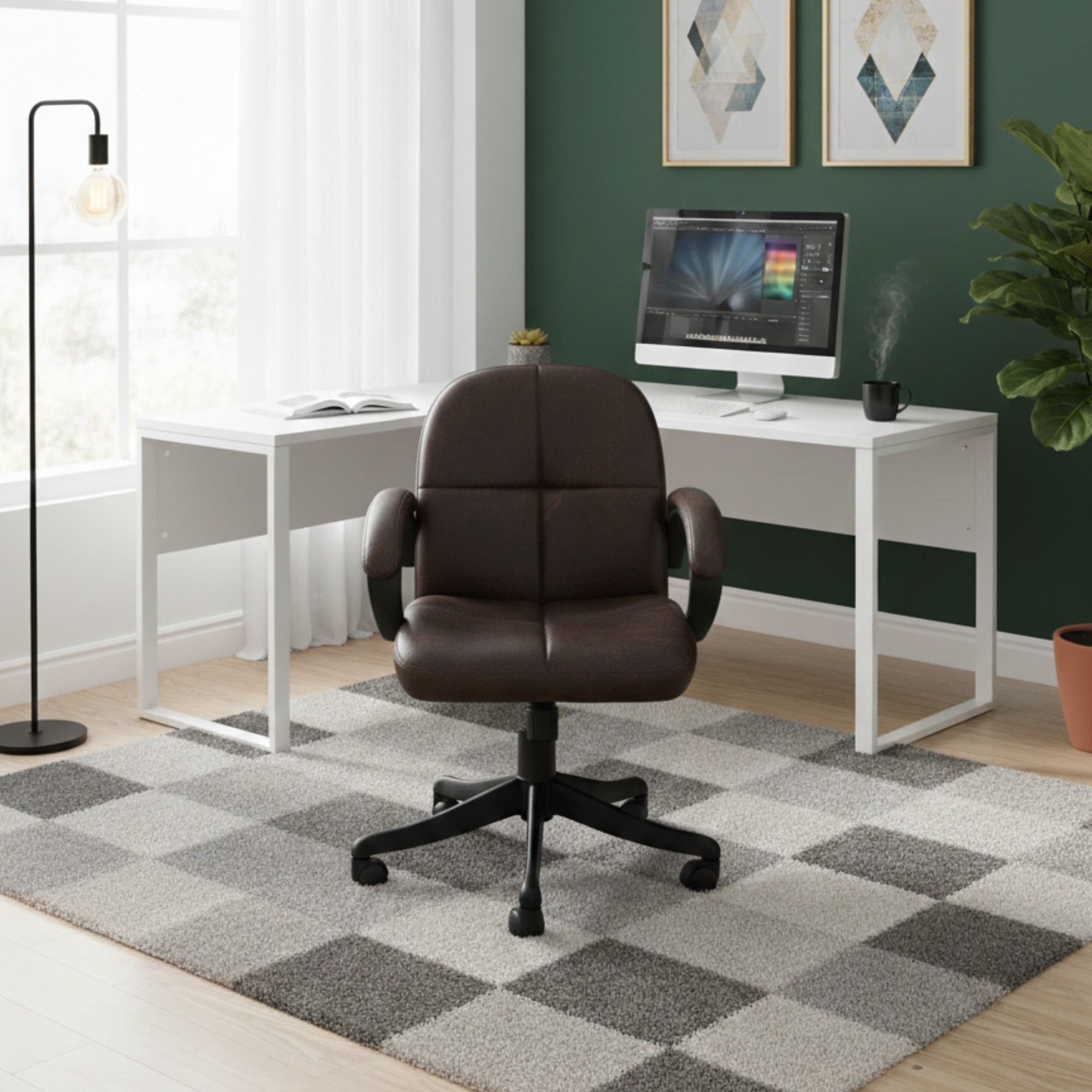 Adiko Stylish Low Back Workstation Chair-image-3