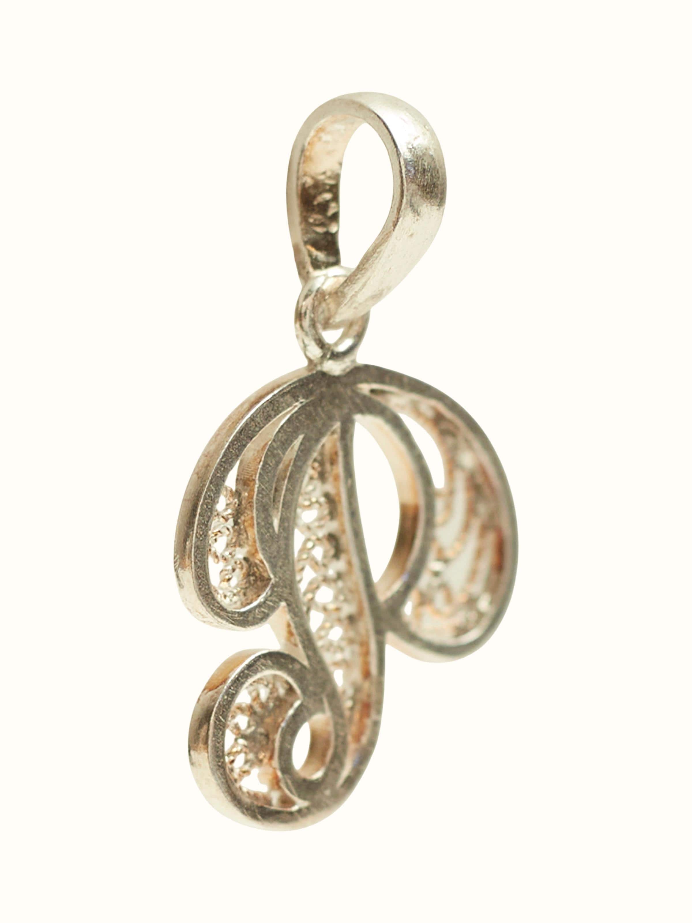 Silver Filigree-Odisha Silver Pendant