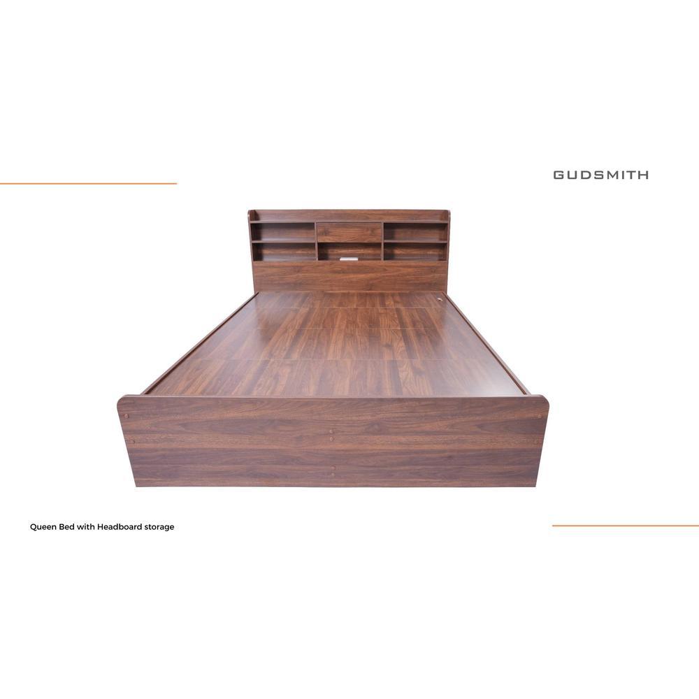 Merkel Engineered Wood Drawer Storage Bed