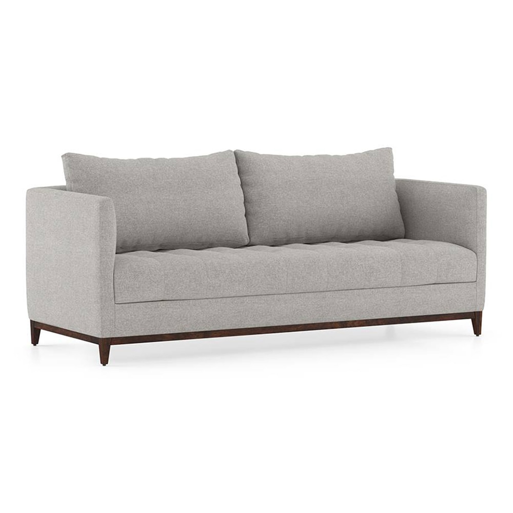 Florence Essential 3 Seater Fabric Sofa in Vapour Grey Colour