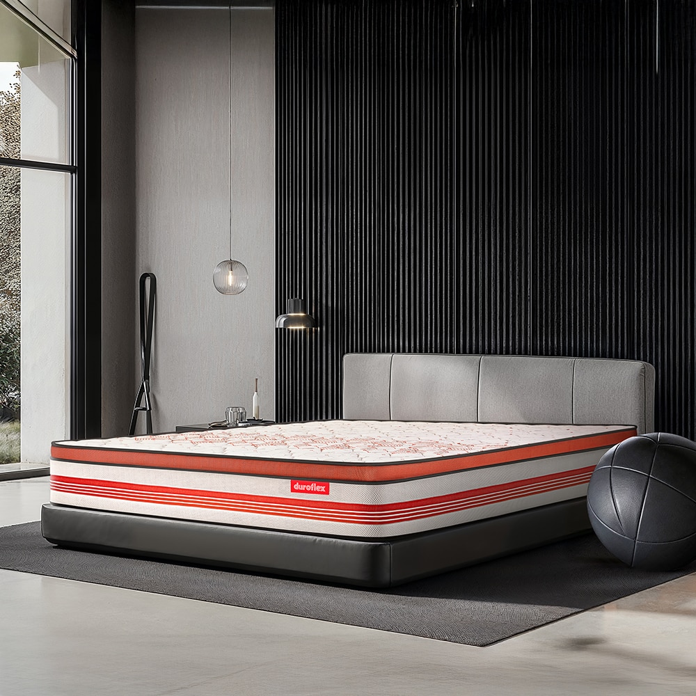 Propel Plus 3 Zoned NRG Layer Medium Firm Pocket Spring Mattress with Zero Motion Transfer & Euro Top (84 x 60 in, 8 Inches) - Duroflex