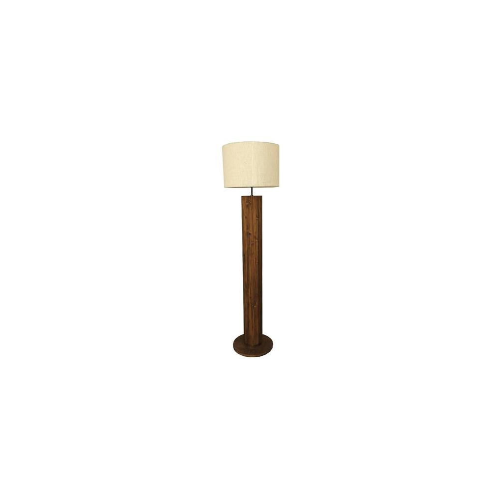 Cedar Beige Jute Floor Lamp with Beige Jute Base
